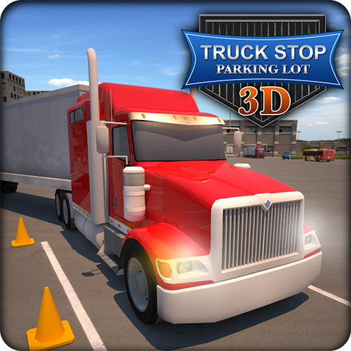 Truck Stop Parking Lot 3D icon