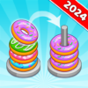 Hoop Sort Fever: Color Stack icon