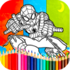 Coloring spiderman Games icon