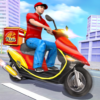 Delivery Pizza Boy Transport icon