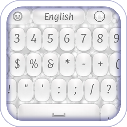 White Pearl Keyboard icon