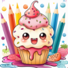 Food & Snacks Coloring Book icon