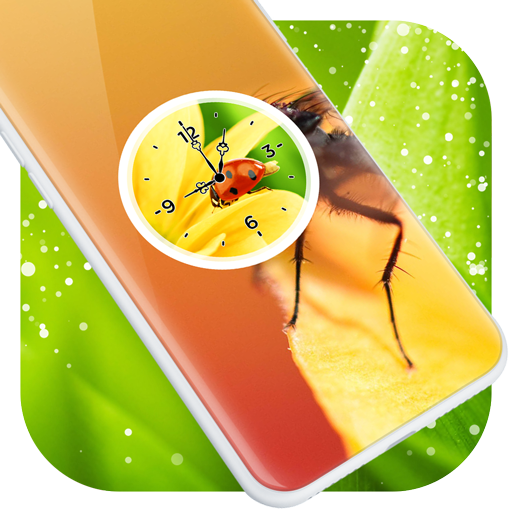 Insects Clock Live Wallpaper icon