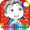 Luca Alberto coloring game icon