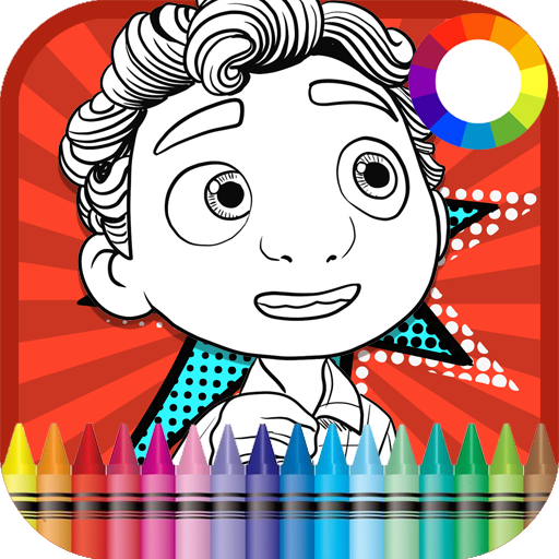 Luca Alberto coloring game icon