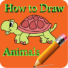 How to draw animals on phone icon