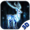 White Deer 3D Theme icon