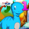 Dino 1st Grade Learning Games icon