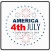 4th July, Independence Day USA icon