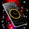 Black Clock Live Wallpaper icon