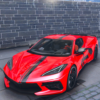 Corvette C8 Supercar: Town icon