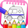 Vehicle Coloring &Drawing Book icon