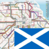 EDINBURGH BUS TRAIN MAP icon