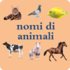 Animals names in Italian icon