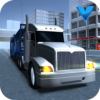 Big car transport truck 3D icon