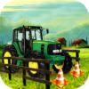 Farming Tractor Parking Games icon