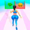 Twerk Run 3d Running Game icon