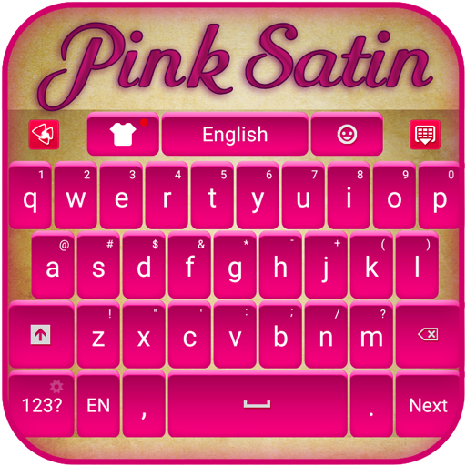 Pink Satin Keyboard icon