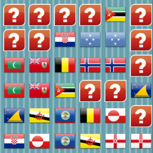 Mnemonic game flags icon