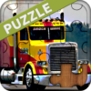 Trucks jigsaw puzzles icon