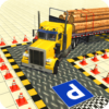 Log Transporter Truck Parking icon