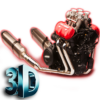 Motorcycle Engine V6 3D LWP icon