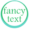 Fancy text + icon