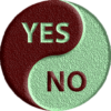 Yes or no divination icon