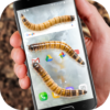 Worm Crawls on Phone joke icon