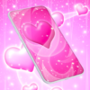 Pink Hearts Live Wallpaper icon