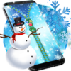 Winter snow lock screen icon