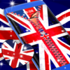 UK Flag Zipper Lock Screen icon