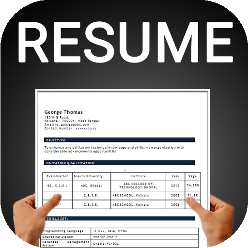 Best Resume Builder Pro CV Templates 2018 Resume format in PDF icon