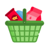 My list Creates a shared shopping list icon