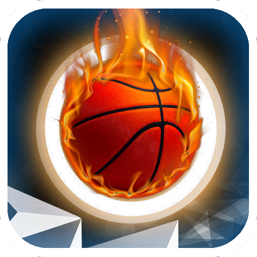 Casual shooting basketball icon