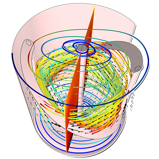 Fluid dynamics icon