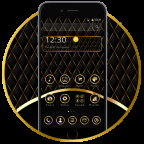 Luxury Black Leather Theme icon