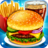 Fast Food Cooking Game Offline icon