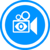 Background video recorder video screen recorder icon