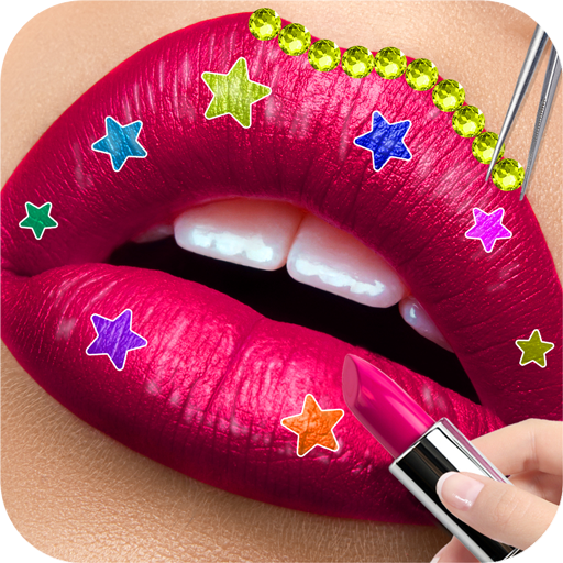 Lip Art 3D ASMR Satisfying Lipstick Makeover Game icon