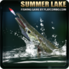 Summer lake icon