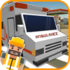 Blocky 911 Ambulance Rescue 3D icon