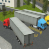 Semi Driver Trailer Parking 3D icon