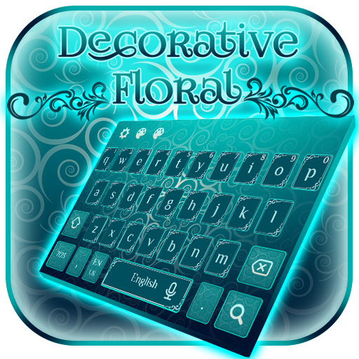 Cerulean Floral keypad icon