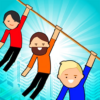 Super 3D Rope Zipline Rescue Puzzle icon