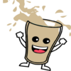 Fill Coffee Draw Lines icon