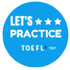 25 Simulator – TOEFL® Test with correction offline icon