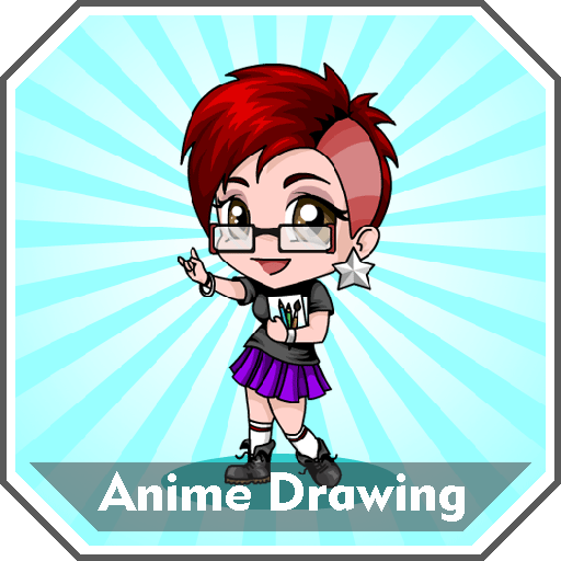 How to Draw Anime Drawing Tutorials Step by Step Offline icon