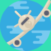 Teco teco airplane game icon