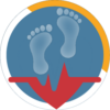 Pedometer and Health Watcher icon